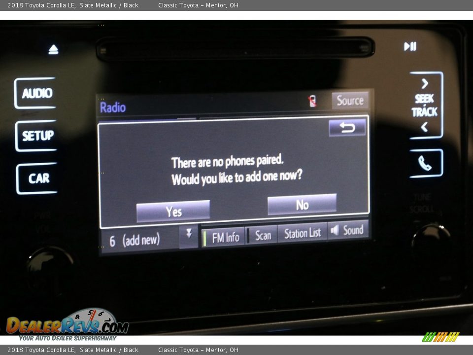 2018 Toyota Corolla LE Slate Metallic / Black Photo #11