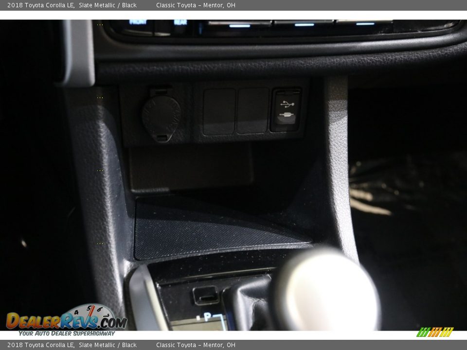 2018 Toyota Corolla LE Slate Metallic / Black Photo #12