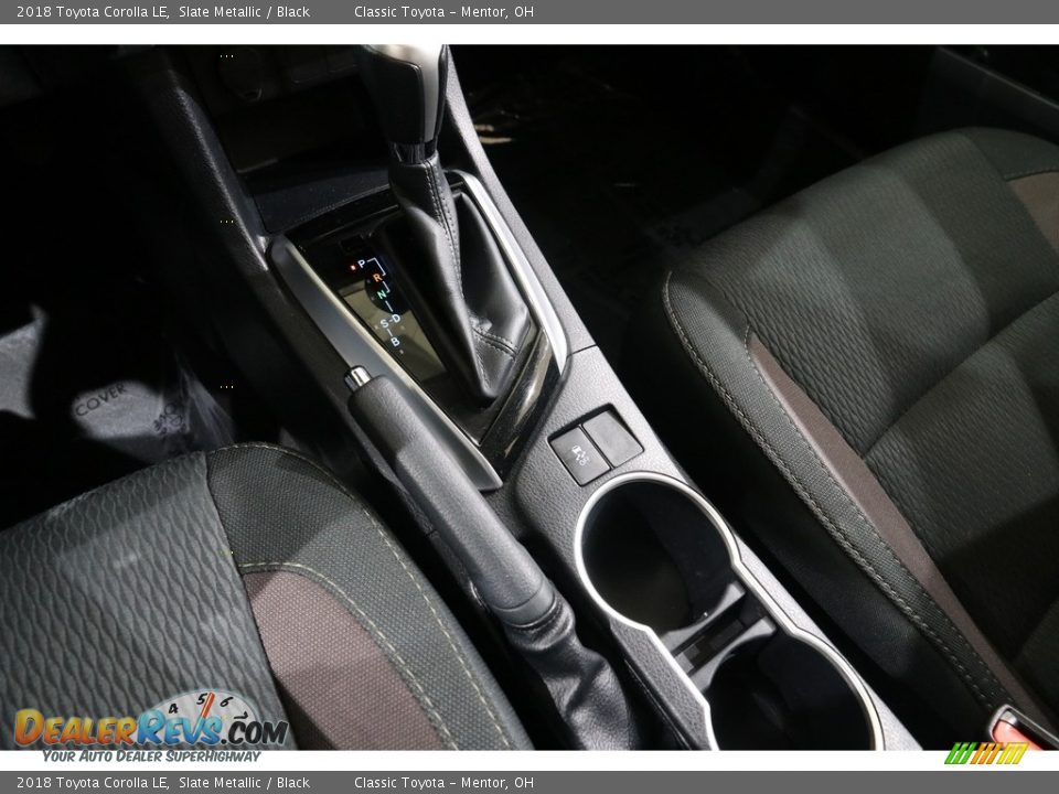 2018 Toyota Corolla LE Slate Metallic / Black Photo #13