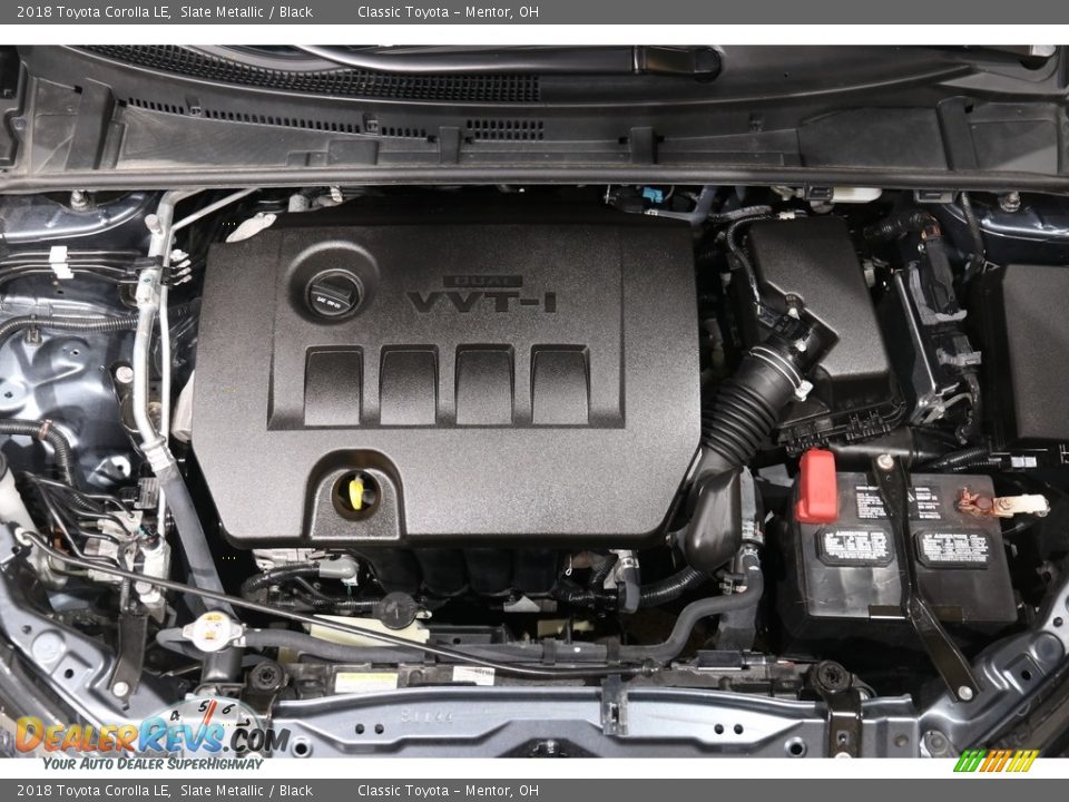 2018 Toyota Corolla LE Slate Metallic / Black Photo #18