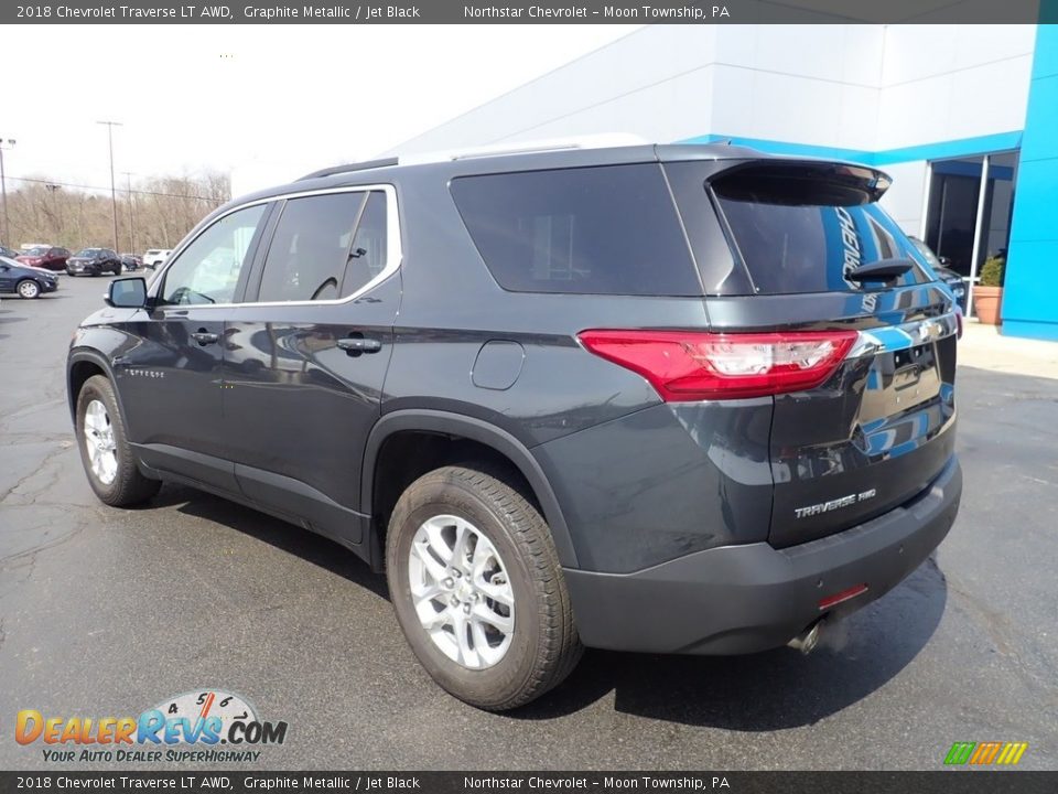 2018 Chevrolet Traverse LT AWD Graphite Metallic / Jet Black Photo #4