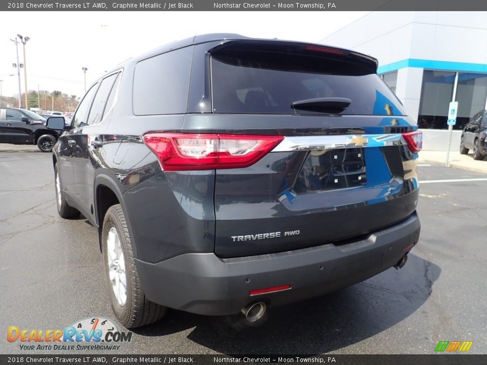 2018 Chevrolet Traverse LT AWD Graphite Metallic / Jet Black Photo #5