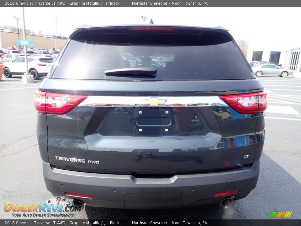 2018 Chevrolet Traverse LT AWD Graphite Metallic / Jet Black Photo #6