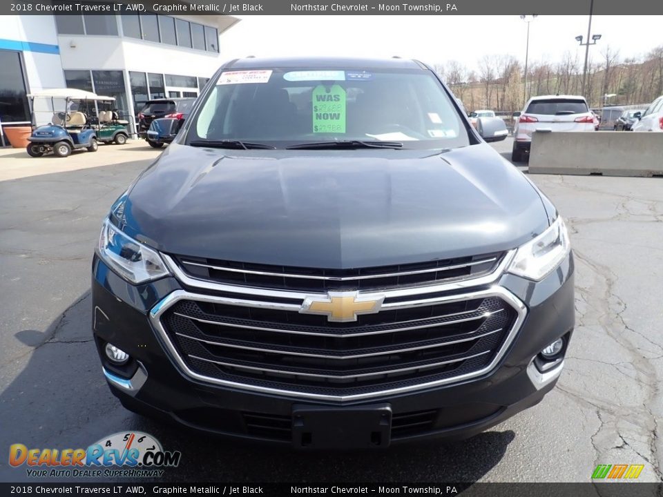 2018 Chevrolet Traverse LT AWD Graphite Metallic / Jet Black Photo #13