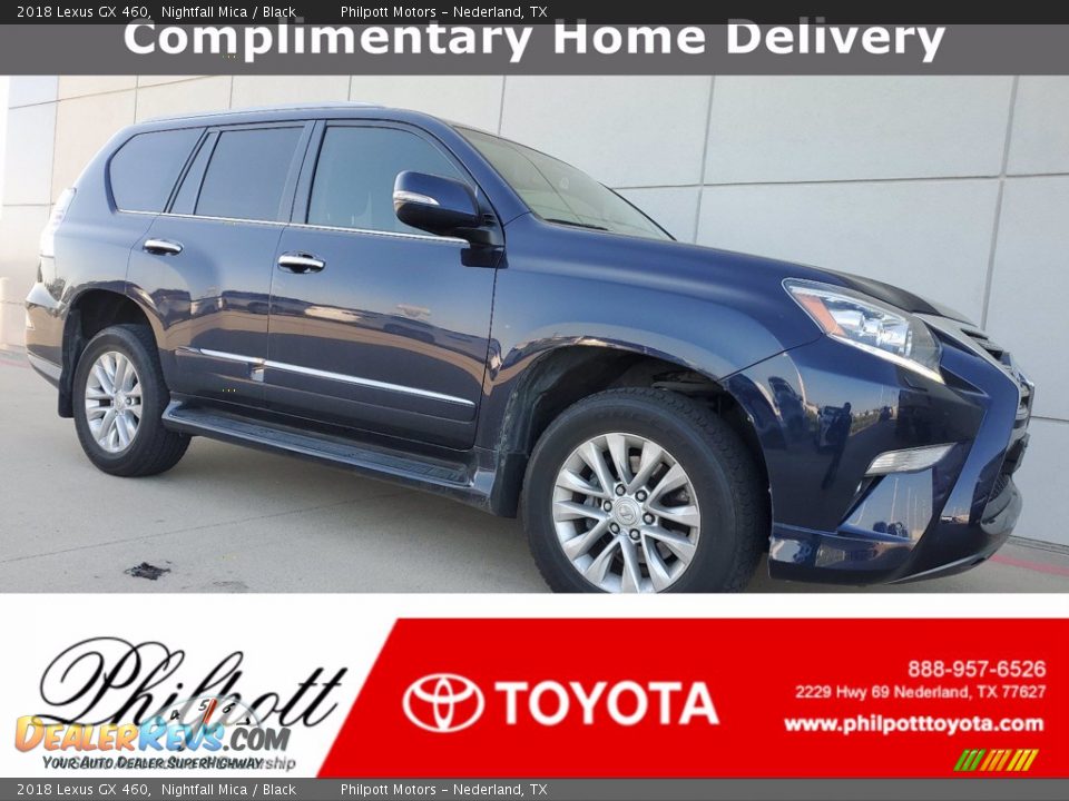 2018 Lexus GX 460 Nightfall Mica / Black Photo #1