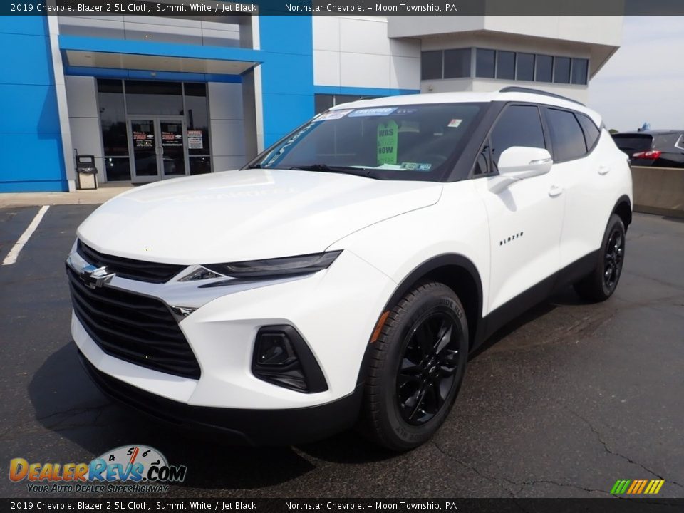 2019 Chevrolet Blazer 2.5L Cloth Summit White / Jet Black Photo #2