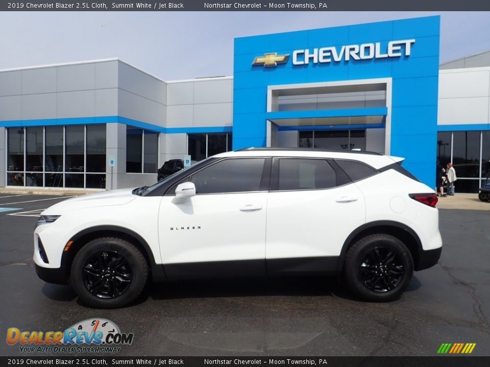 2019 Chevrolet Blazer 2.5L Cloth Summit White / Jet Black Photo #3