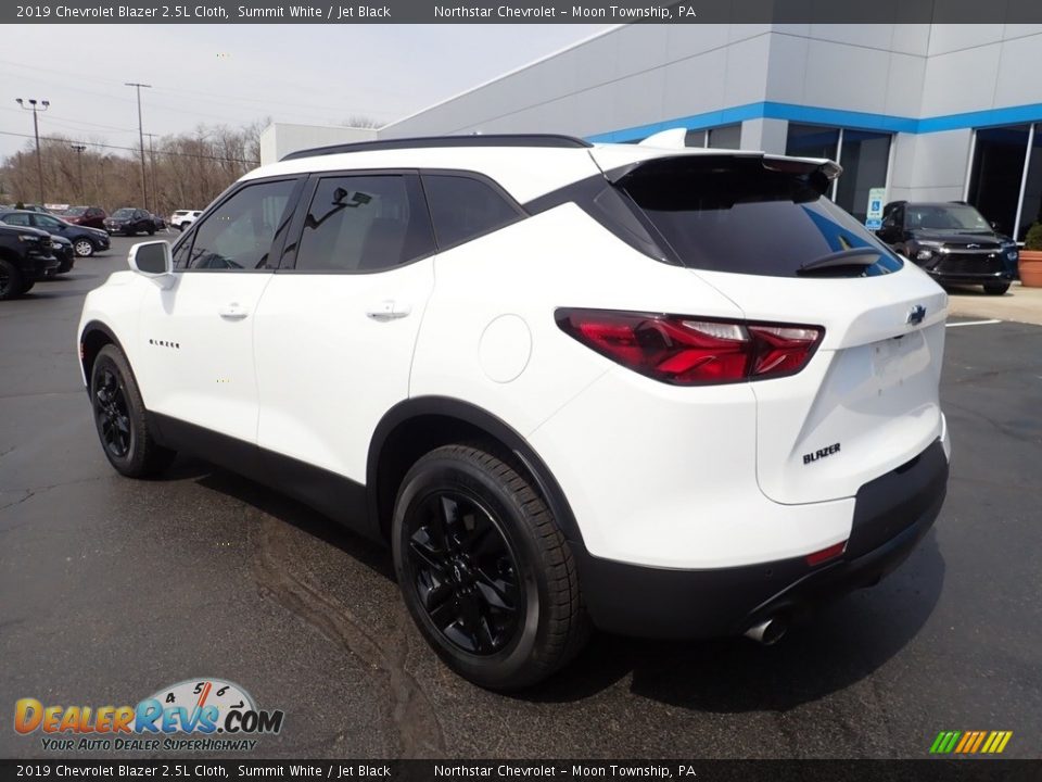 2019 Chevrolet Blazer 2.5L Cloth Summit White / Jet Black Photo #4