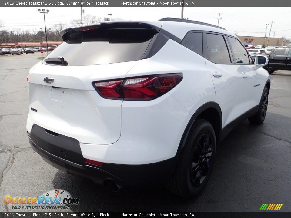 2019 Chevrolet Blazer 2.5L Cloth Summit White / Jet Black Photo #8