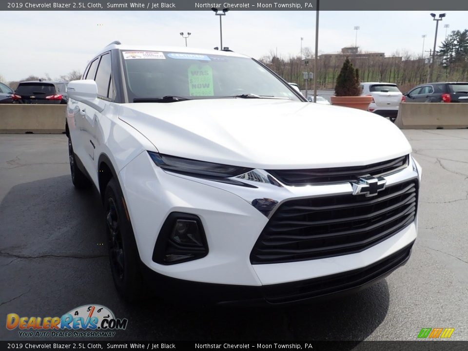 2019 Chevrolet Blazer 2.5L Cloth Summit White / Jet Black Photo #12