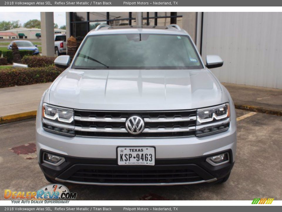 2018 Volkswagen Atlas SEL Reflex Silver Metallic / Titan Black Photo #2