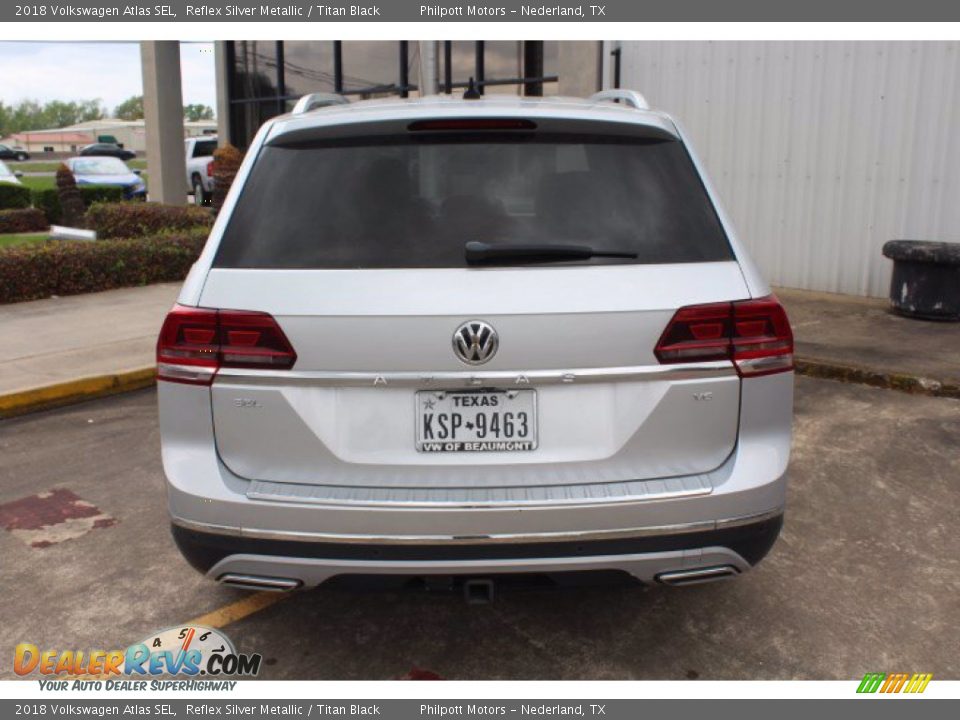 2018 Volkswagen Atlas SEL Reflex Silver Metallic / Titan Black Photo #7