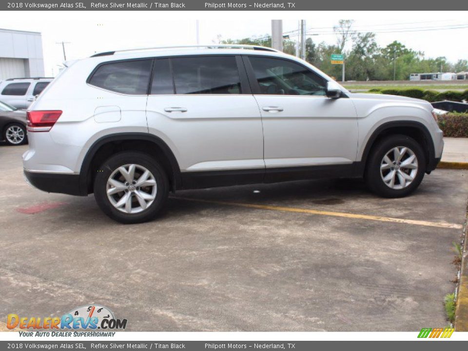 2018 Volkswagen Atlas SEL Reflex Silver Metallic / Titan Black Photo #9