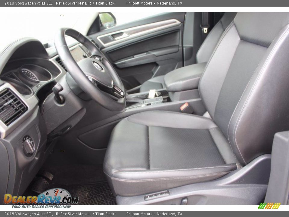 2018 Volkswagen Atlas SEL Reflex Silver Metallic / Titan Black Photo #11
