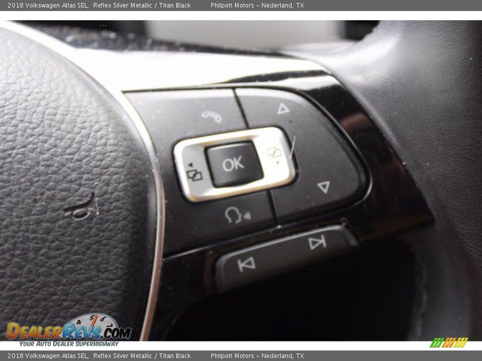 2018 Volkswagen Atlas SEL Reflex Silver Metallic / Titan Black Photo #13