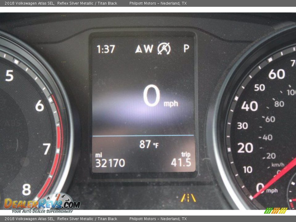 2018 Volkswagen Atlas SEL Reflex Silver Metallic / Titan Black Photo #15