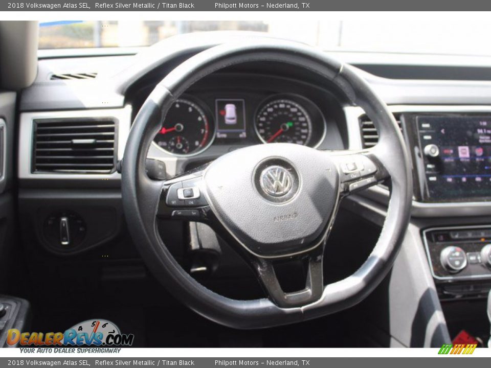2018 Volkswagen Atlas SEL Reflex Silver Metallic / Titan Black Photo #23
