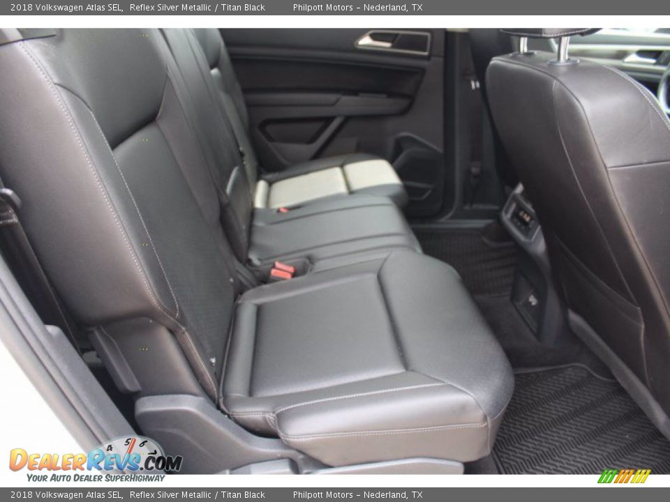 2018 Volkswagen Atlas SEL Reflex Silver Metallic / Titan Black Photo #27