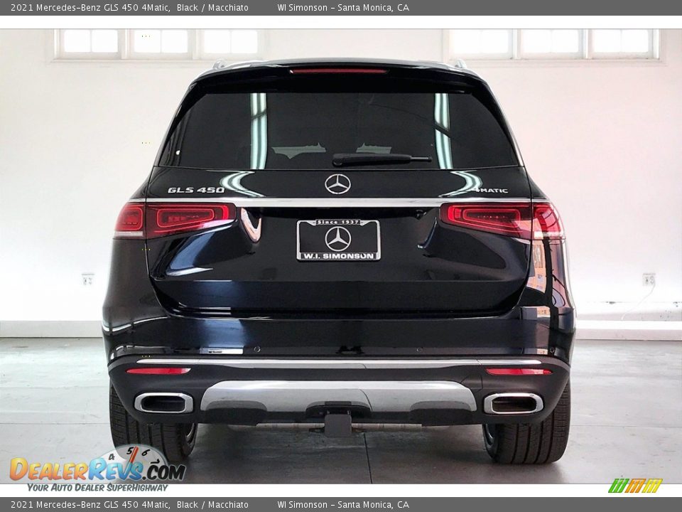 2021 Mercedes-Benz GLS 450 4Matic Black / Macchiato Photo #3