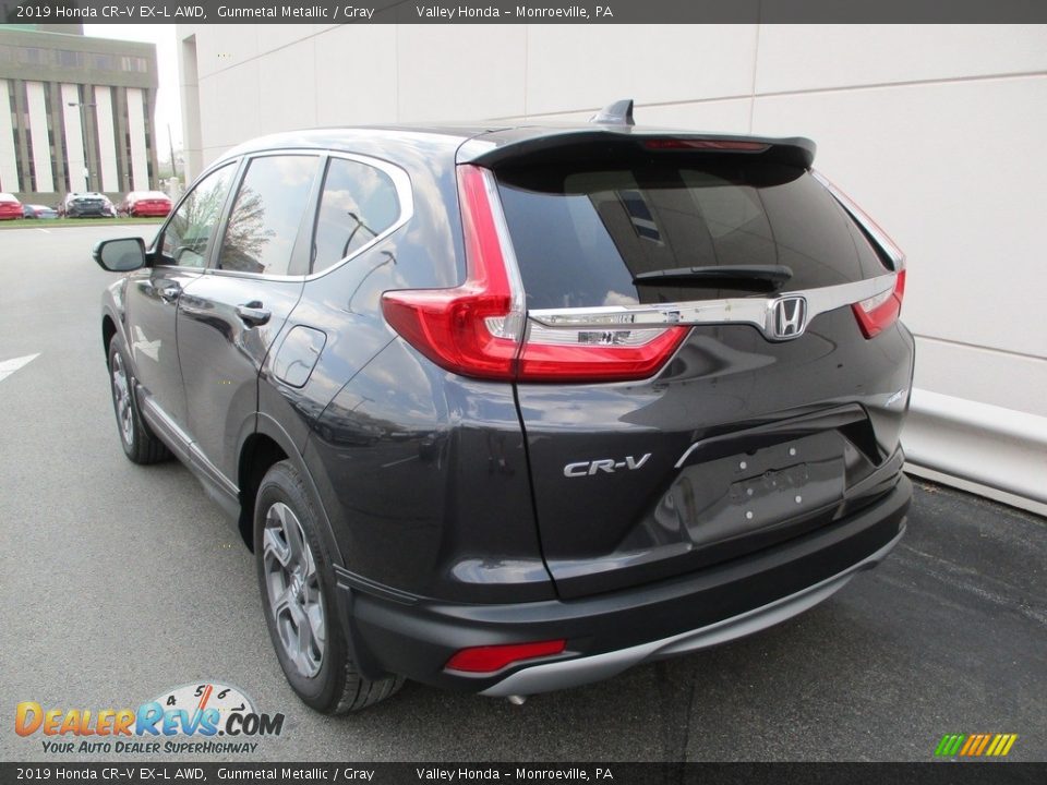2019 Honda CR-V EX-L AWD Gunmetal Metallic / Gray Photo #3