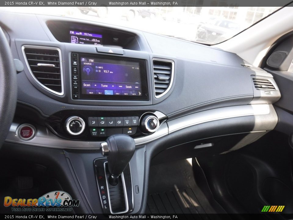 2015 Honda CR-V EX White Diamond Pearl / Gray Photo #4