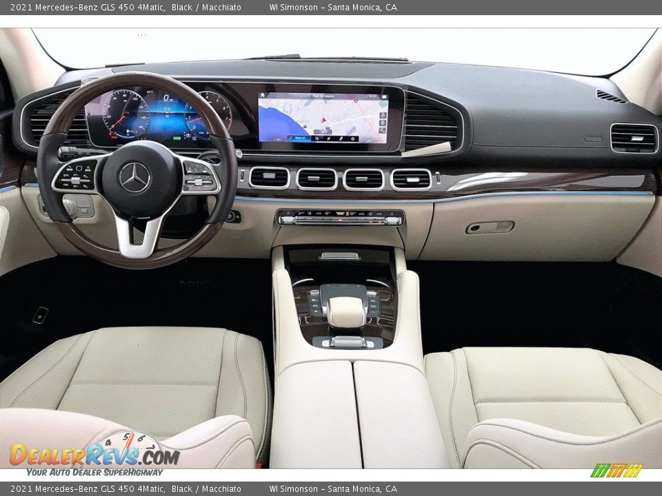 2021 Mercedes-Benz GLS 450 4Matic Black / Macchiato Photo #6