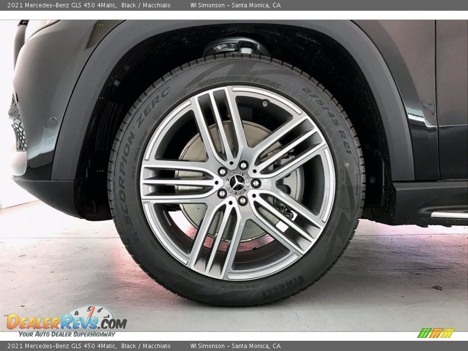 2021 Mercedes-Benz GLS 450 4Matic Black / Macchiato Photo #10