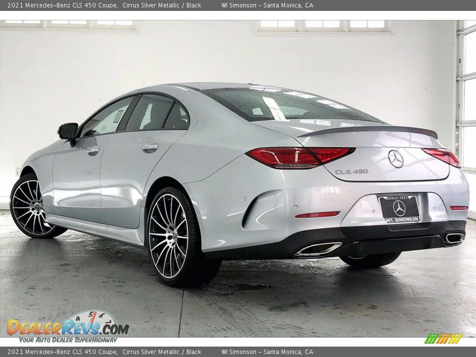 2021 Mercedes-Benz CLS 450 Coupe Cirrus Silver Metallic / Black Photo #2