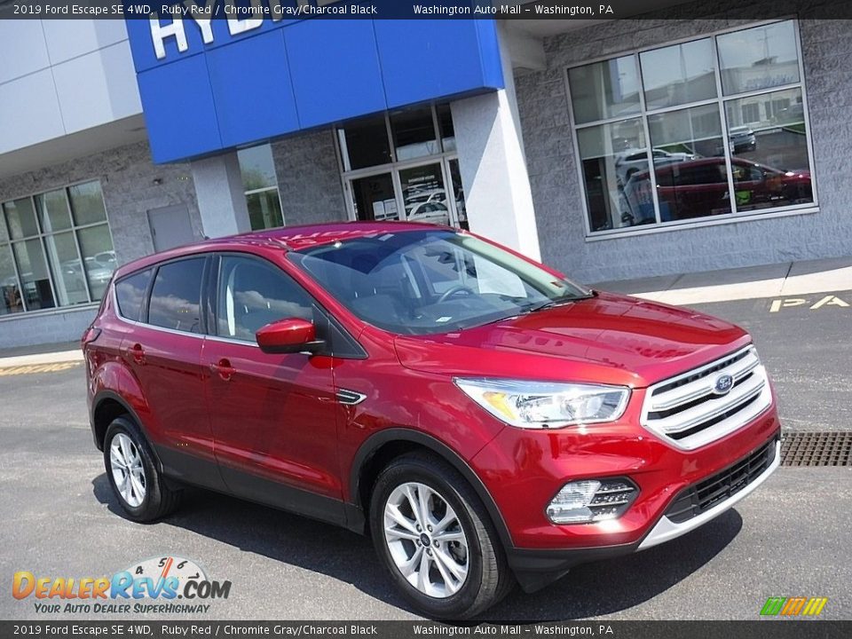 2019 Ford Escape SE 4WD Ruby Red / Chromite Gray/Charcoal Black Photo #1