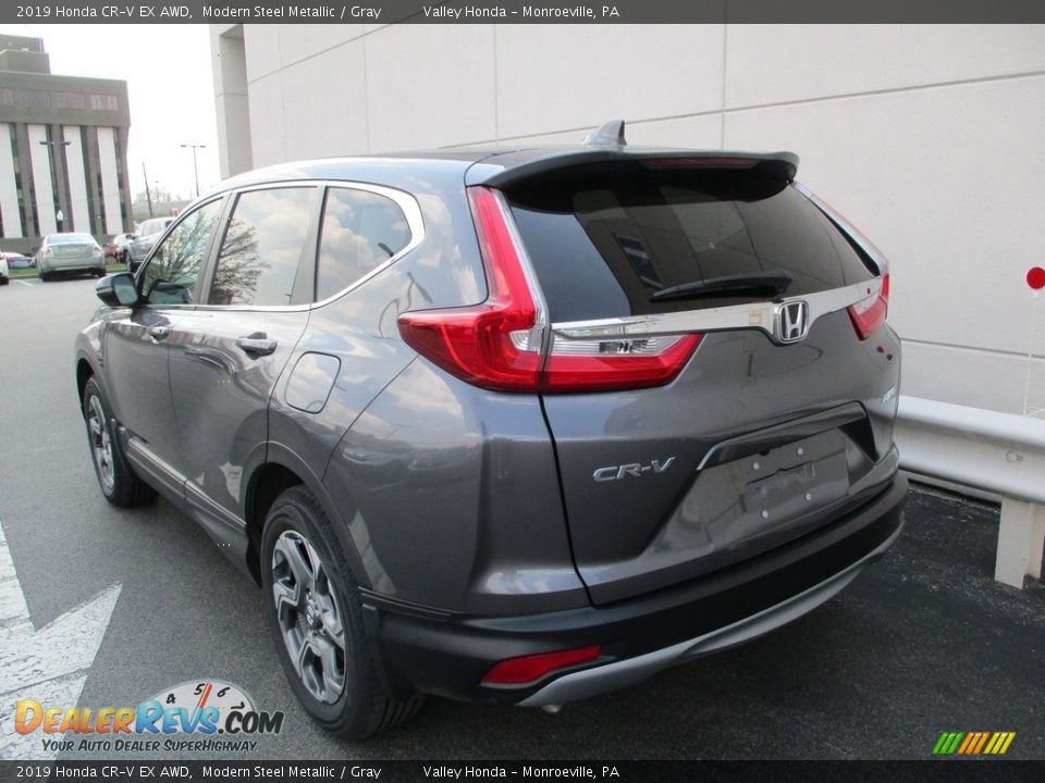 2019 Honda CR-V EX AWD Modern Steel Metallic / Gray Photo #3