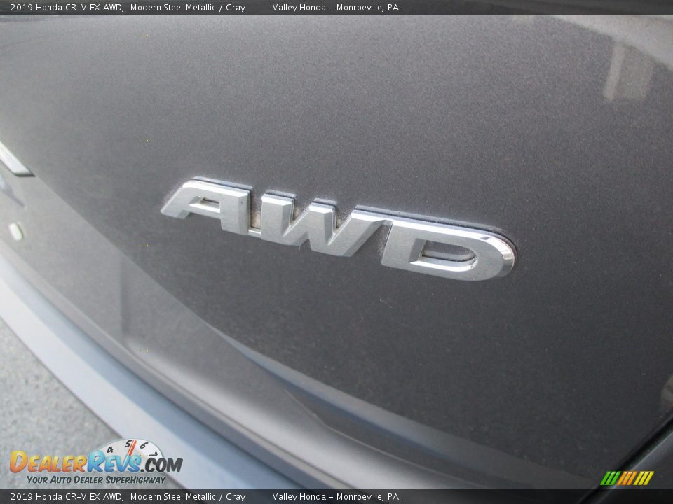 2019 Honda CR-V EX AWD Modern Steel Metallic / Gray Photo #6