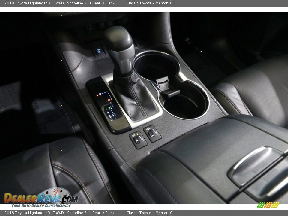 2018 Toyota Highlander XLE AWD Shoreline Blue Pearl / Black Photo #13