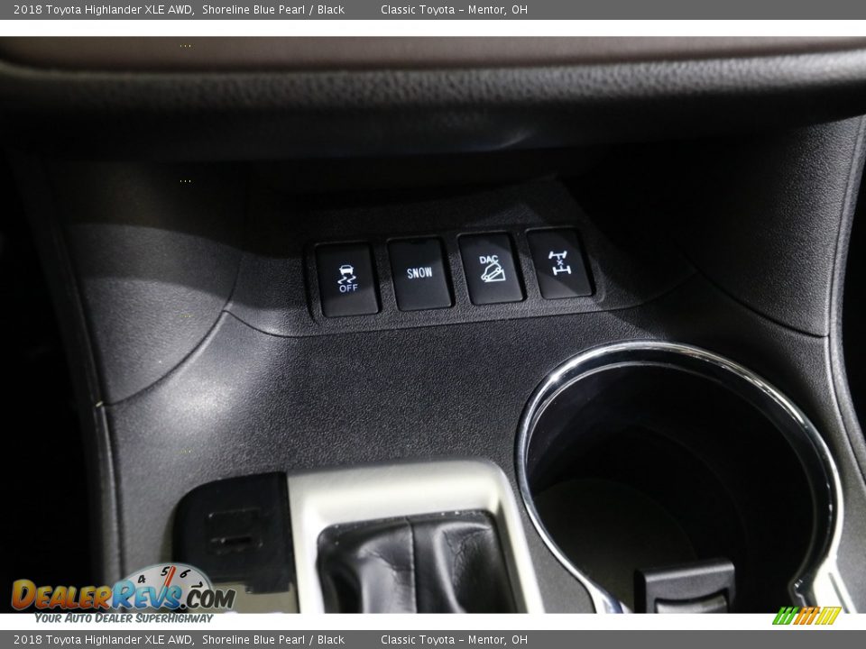 2018 Toyota Highlander XLE AWD Shoreline Blue Pearl / Black Photo #14