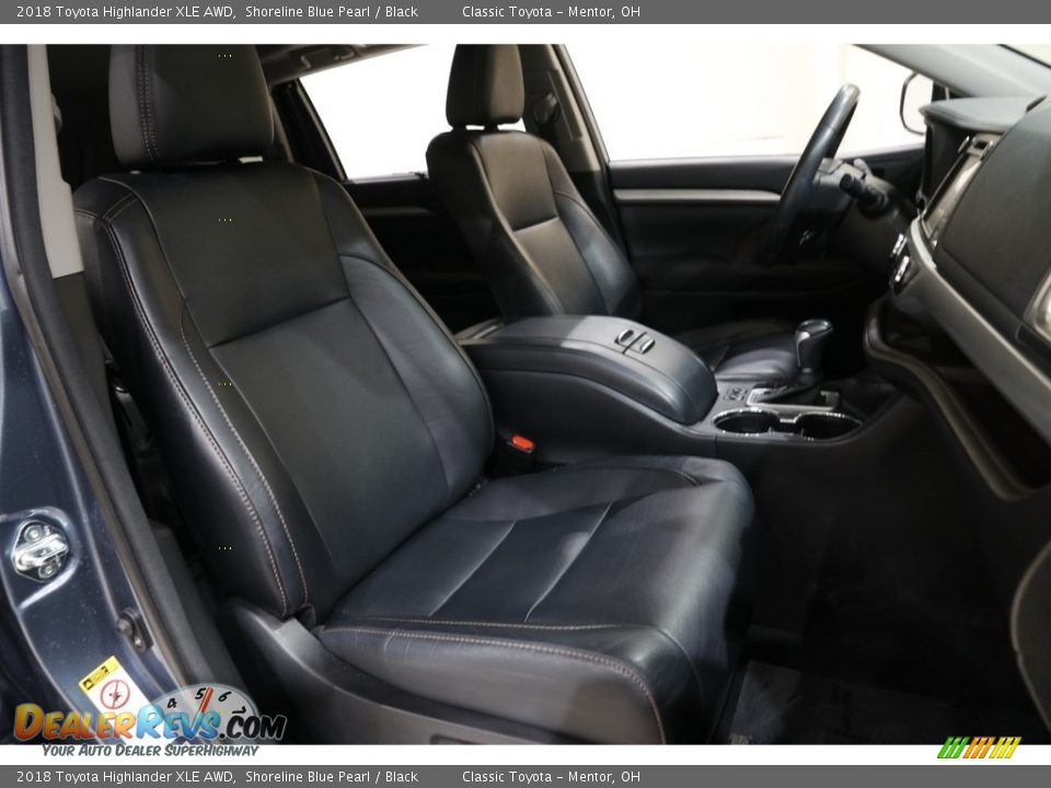 2018 Toyota Highlander XLE AWD Shoreline Blue Pearl / Black Photo #15