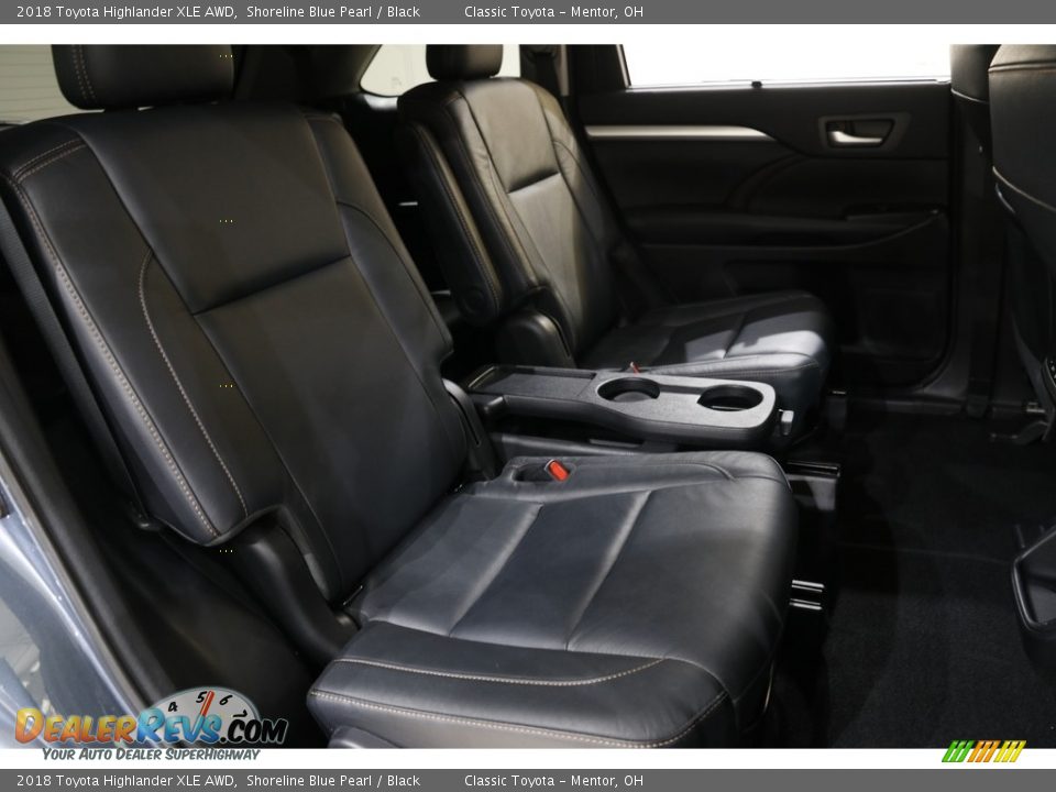 2018 Toyota Highlander XLE AWD Shoreline Blue Pearl / Black Photo #16