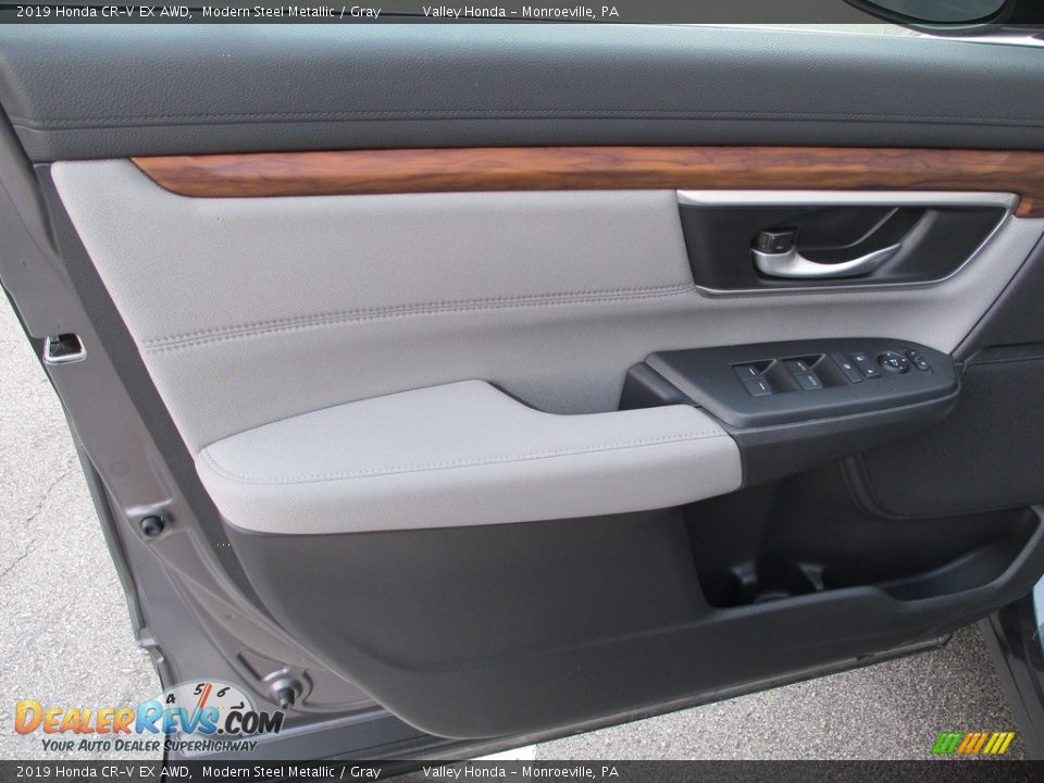 2019 Honda CR-V EX AWD Modern Steel Metallic / Gray Photo #11