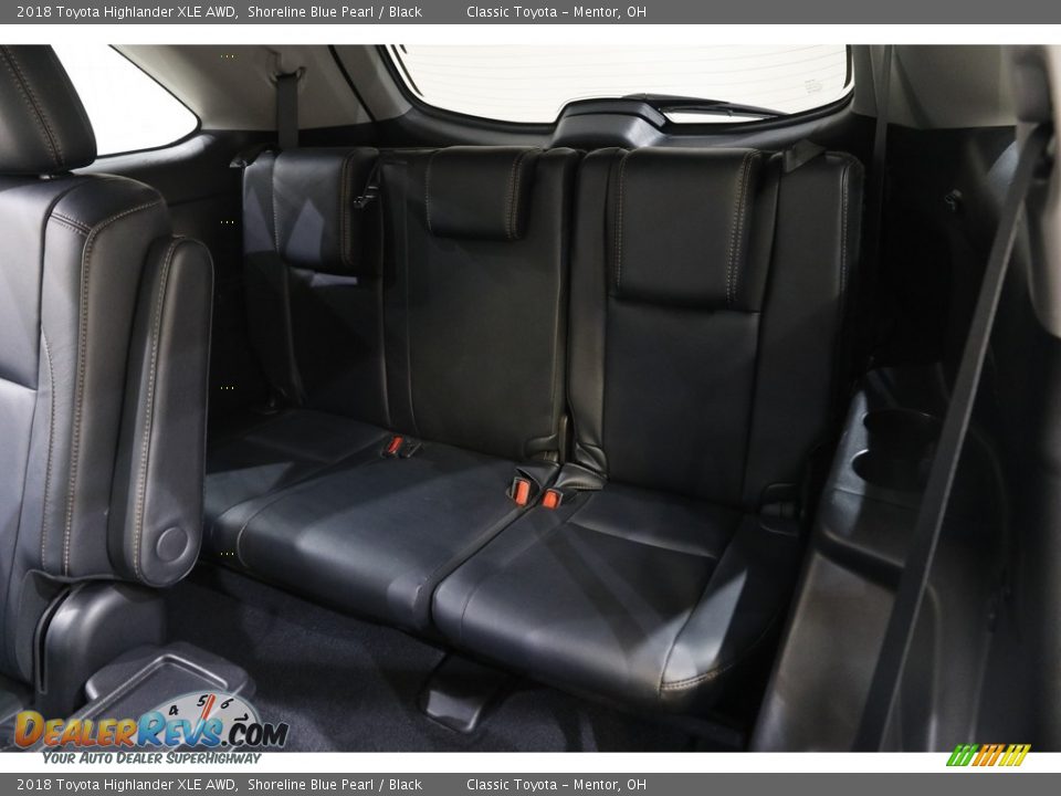 2018 Toyota Highlander XLE AWD Shoreline Blue Pearl / Black Photo #18
