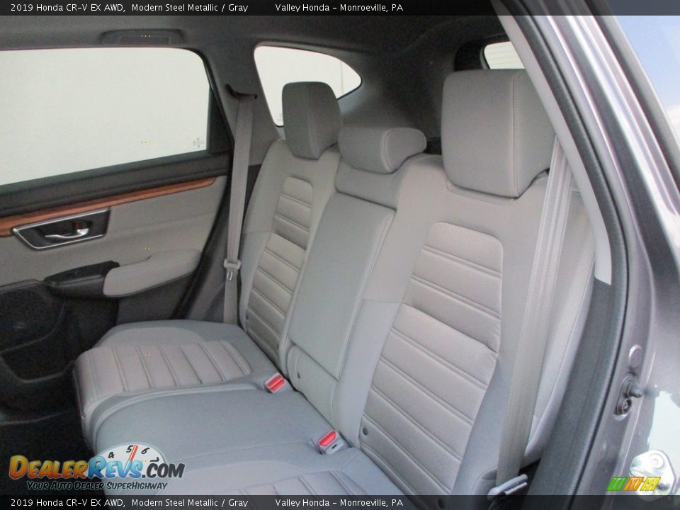 2019 Honda CR-V EX AWD Modern Steel Metallic / Gray Photo #14