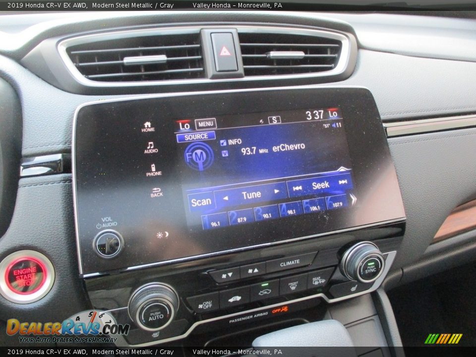 2019 Honda CR-V EX AWD Modern Steel Metallic / Gray Photo #16