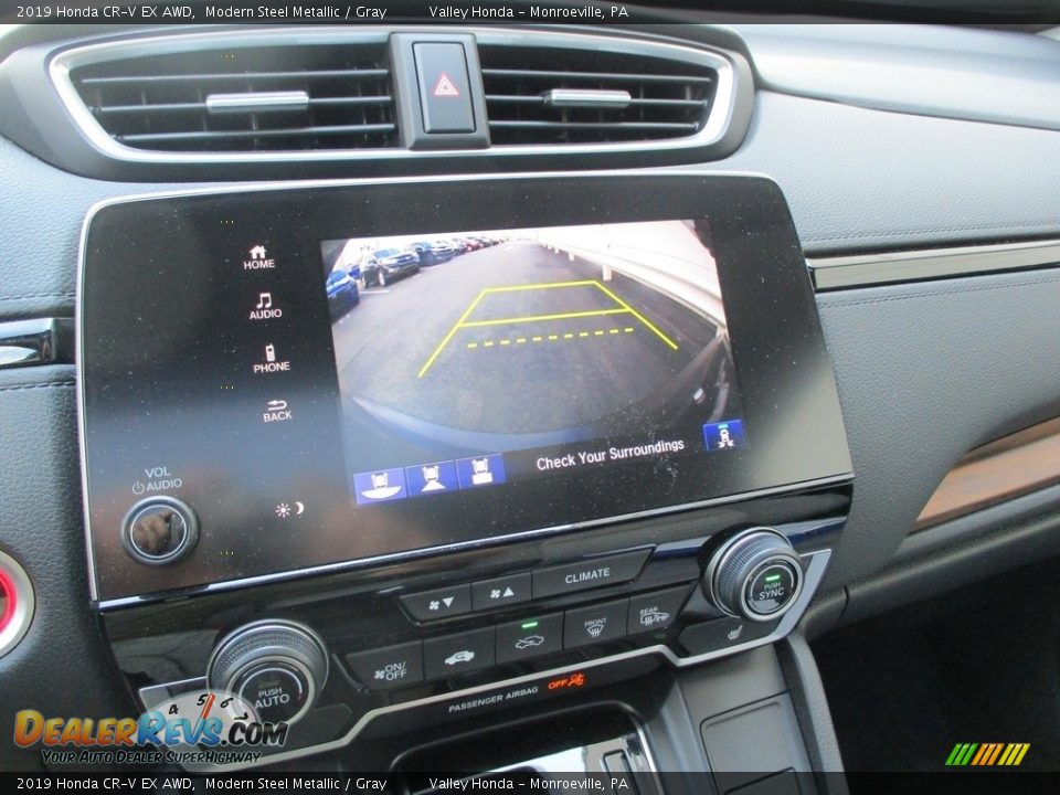 2019 Honda CR-V EX AWD Modern Steel Metallic / Gray Photo #17