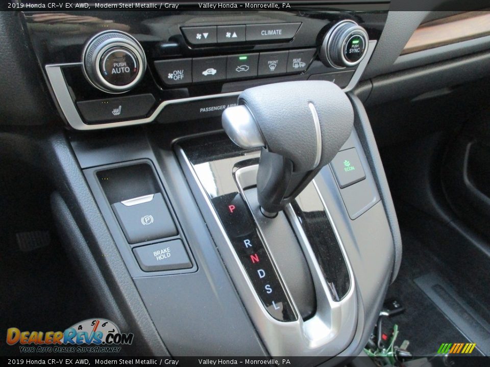 2019 Honda CR-V EX AWD Modern Steel Metallic / Gray Photo #18