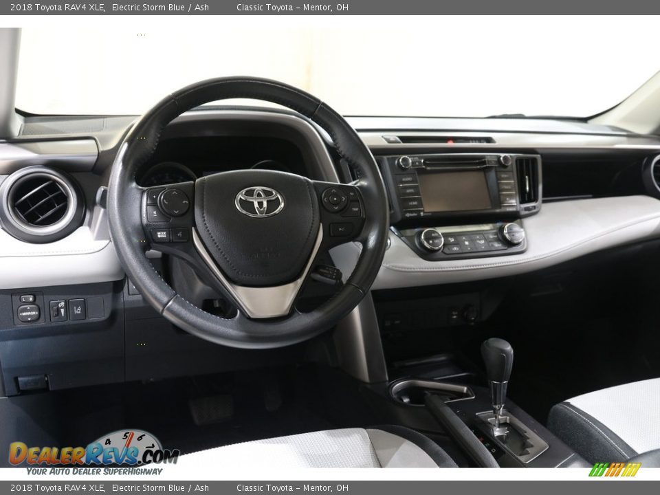 2018 Toyota RAV4 XLE Electric Storm Blue / Ash Photo #6