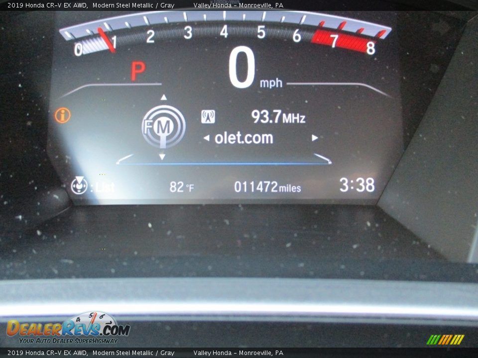 2019 Honda CR-V EX AWD Modern Steel Metallic / Gray Photo #20