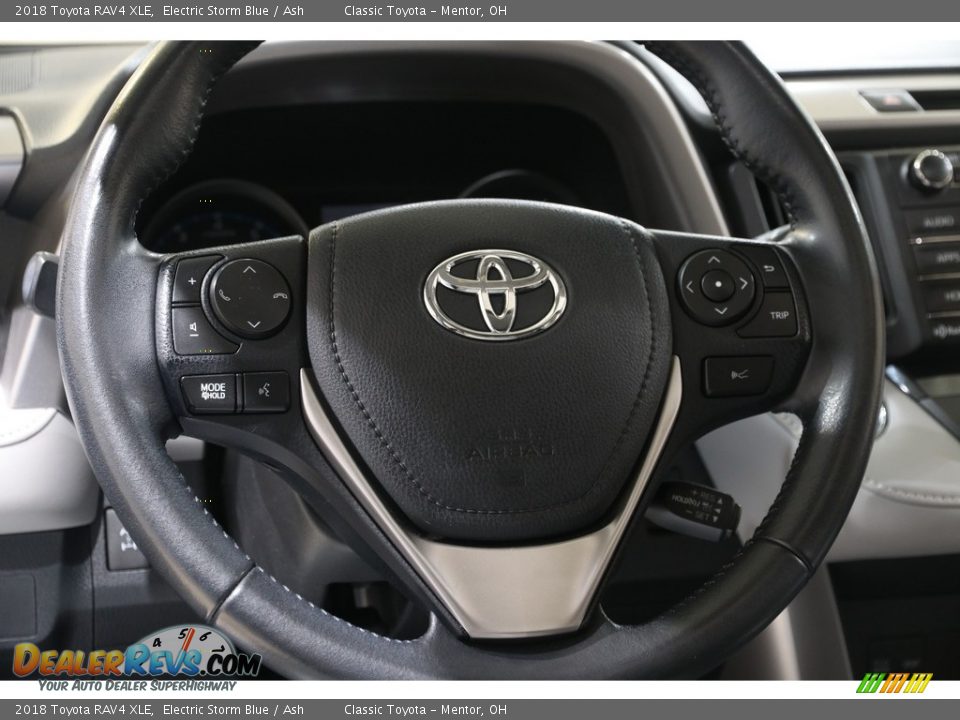 2018 Toyota RAV4 XLE Electric Storm Blue / Ash Photo #7