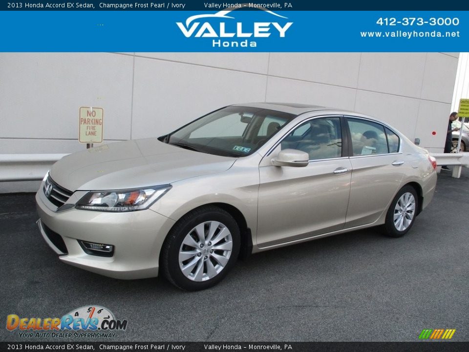 2013 Honda Accord EX Sedan Champagne Frost Pearl / Ivory Photo #1