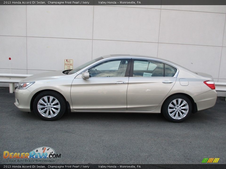 2013 Honda Accord EX Sedan Champagne Frost Pearl / Ivory Photo #2