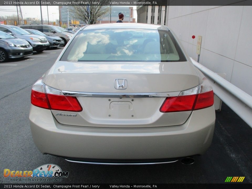 2013 Honda Accord EX Sedan Champagne Frost Pearl / Ivory Photo #4