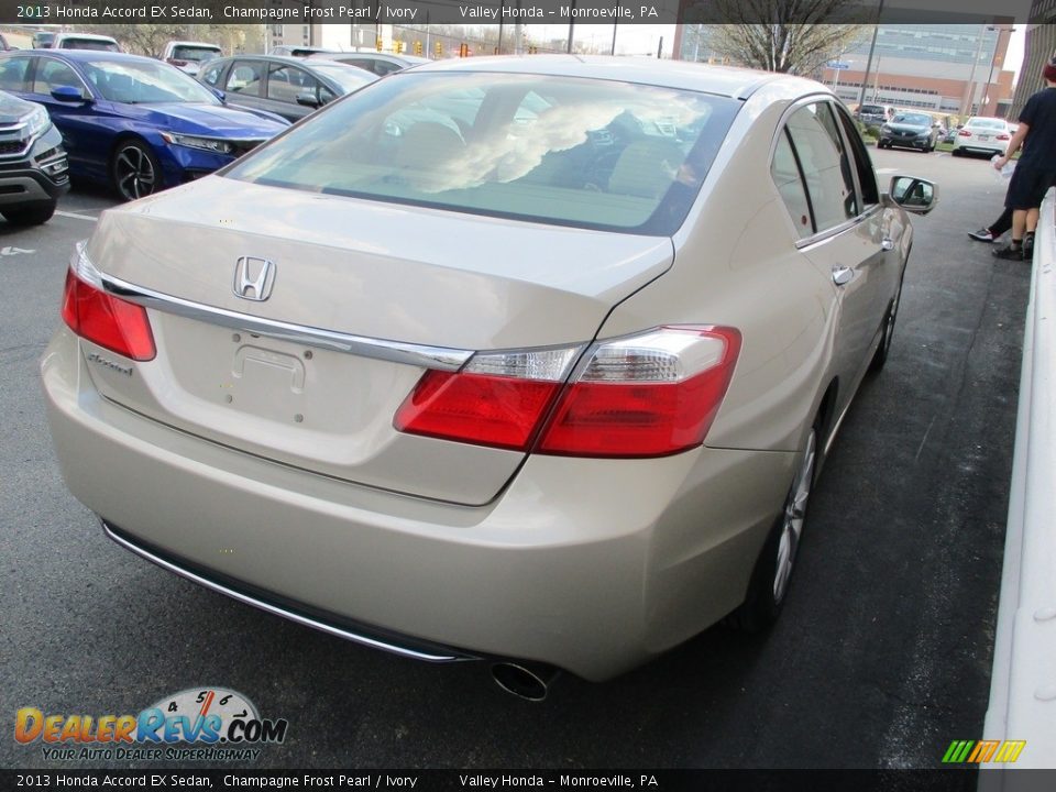 2013 Honda Accord EX Sedan Champagne Frost Pearl / Ivory Photo #5