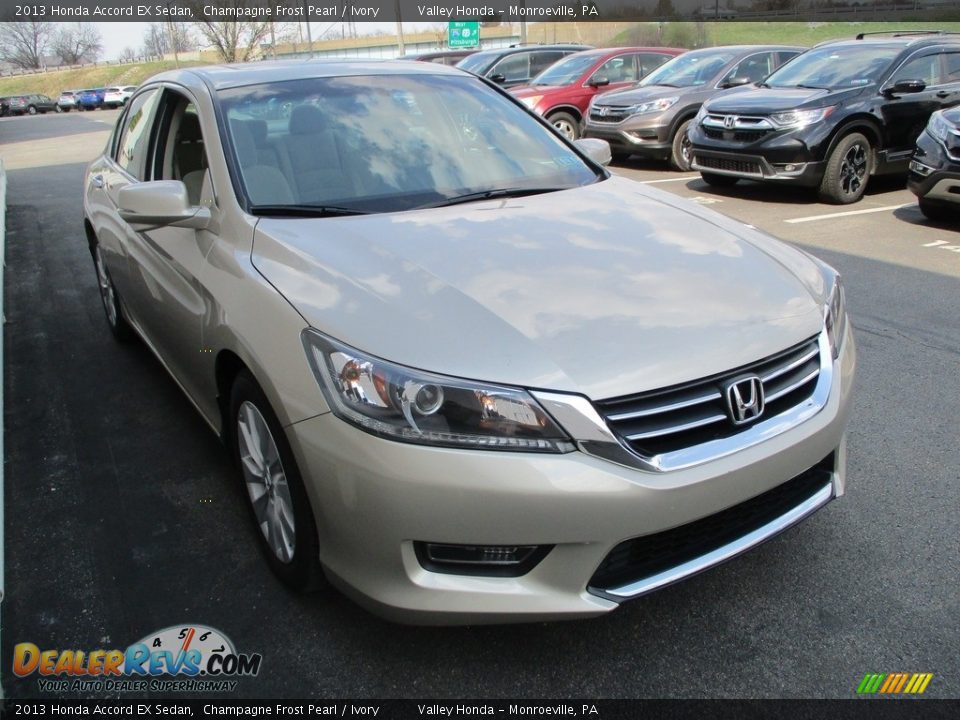 2013 Honda Accord EX Sedan Champagne Frost Pearl / Ivory Photo #6