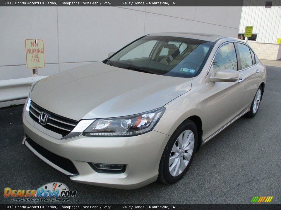 2013 Honda Accord EX Sedan Champagne Frost Pearl / Ivory Photo #8